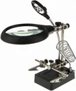 Helping Hand Magnifier with LED & Soldering Stand - 2