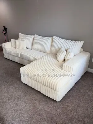 L-Shaped Sofa Set - 5 Seater
