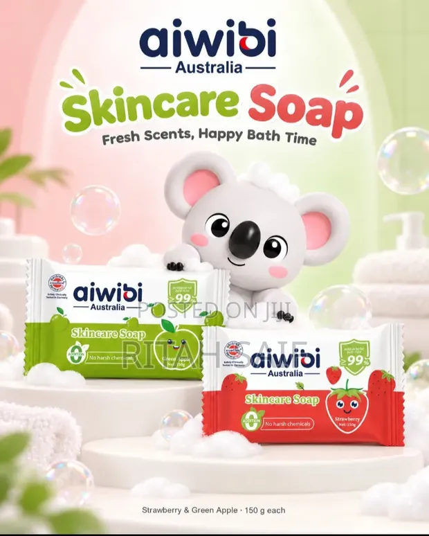 Aiwibi Skincare Soap - Apple & Strawberry - 1
