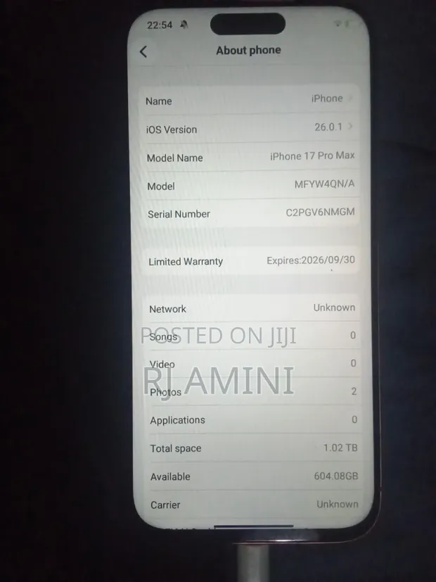 New Apple iPhone 17 Pro Max 1TB Orange - 1