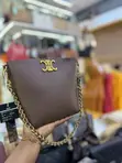 Celine Medium Bucket Bag - Brown Genuine Leather - 2