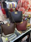 Celine Medium Bucket Bag - Brown Genuine Leather - 3