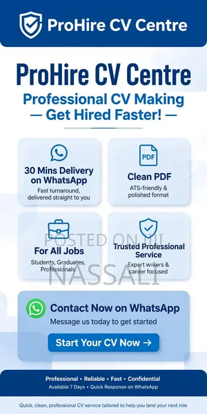 Professional CV and Application Letter Writing