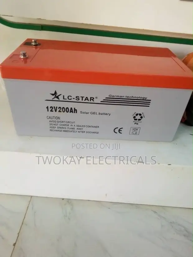 200Ah 12V Deep Cycle Gel Battery - 1