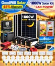 1800W Massive German Energy Solar Kit Full System - 1