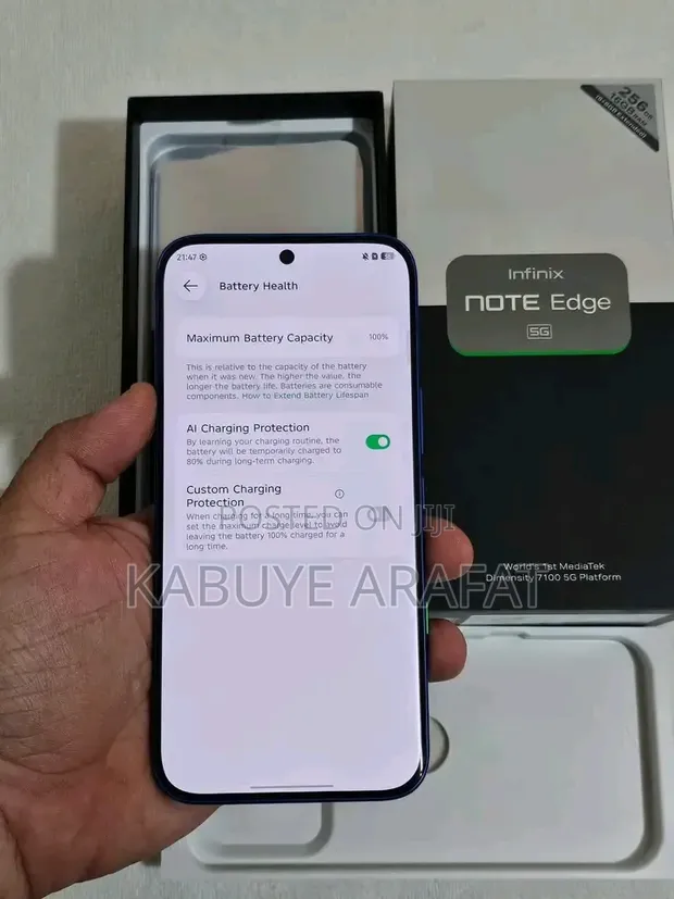 New Infinix Note Edge 256GB Silver - 1