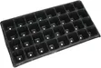 Black Plastic Seedling Tray - 32 Cells - 1