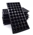 Black Plastic Seedling Tray - 50 Cells - 1