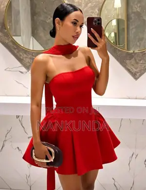 Sexy Strapless Ruffle Mini Party Dress