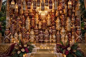 Elegant Exotic Luxury Wedding Decor - Kitenge & Pearls