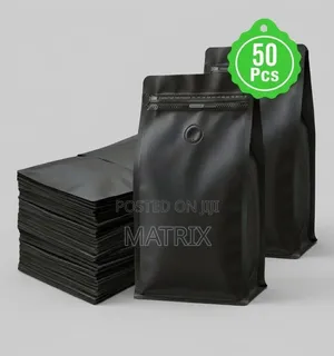 Coffee Ziplock Bags with Valve (50pcs)