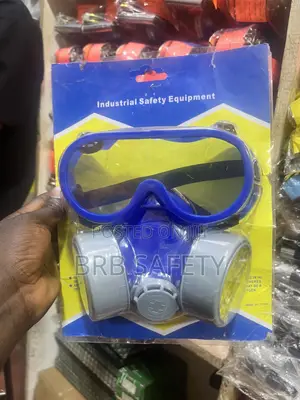 Industrial Half-Face Respirator Mask with Dual Filters