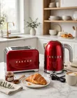 Uakeen Electric Teapot and 2-Slice Toaster Combo Set - 3