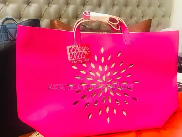 Luxury Pink Tote Bag - 1