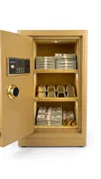 Cash Box Safe with Biometric Scanner - 1
