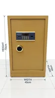 Cash Box Safe with Biometric Scanner - 4