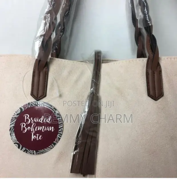 Braided Bohemian Tote Bag - 1