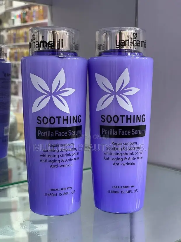 Namei Ji Soothing Perilla Red Face Serum / Toner (450ml) - 1
