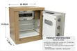 Luxury Digital & Biometric Safe (45x40x35cm, 50kg) - 5