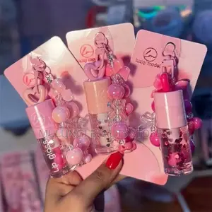 Super Hydrating Lip Gloss with Bracelet Charm Key Holder
