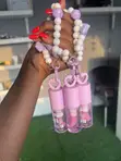 Super Hydrating Lip Gloss with Bracelet Charm Key Holder - 2
