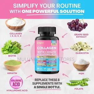 Zoyava Multi Collagen Peptides Capsules 14-in-1 Extra Strength USA