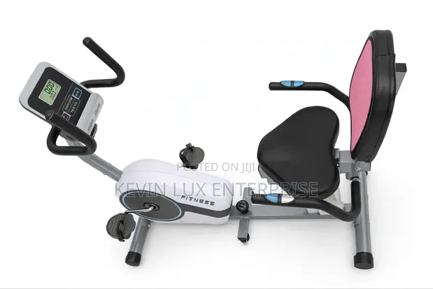 Capital Sports Recumbent Exercise Bike - White - 1