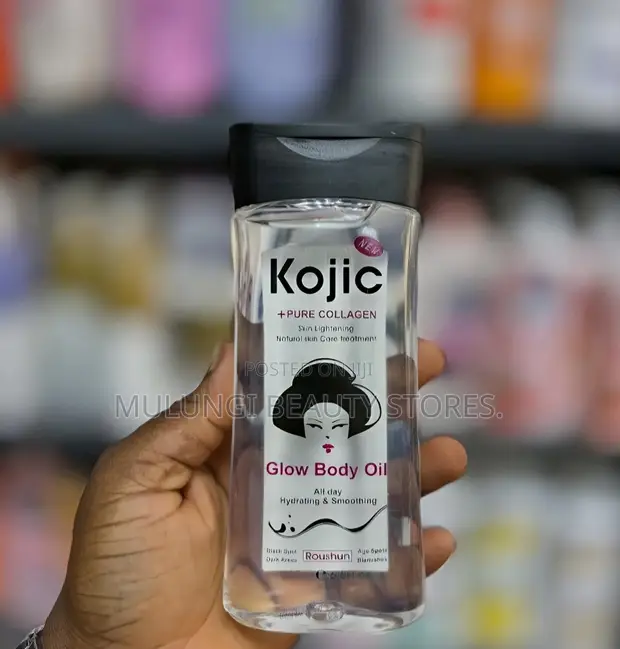 Roushun Kojic + Pure Collagen Skin Lightening Body Oil (200ml) - 1