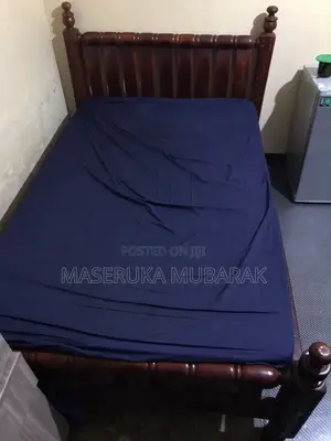 German Wooden Bed 4x6 - Good Condition