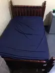 German Wooden Bed 4x6 - Good Condition - 1