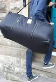 Extra-Large Black Foldable Travel Duffel Bag - 1