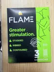 Flame Greater Stimulation Condoms (3 Pack) - 1