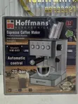 Hoffmans Espresso Coffee Maker - 20 Bar, 1500W, 1.8L - 1