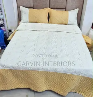 Premium Bedspread with Pillow Cases - All Sizes & Colors