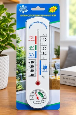 2-in-1 Indoor/Outdoor Thermometer & Humidity Gauge