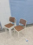 Mesh Texture Plastic Chairs - Brand New - 3