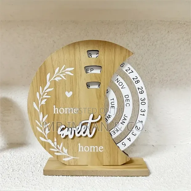 Wooden Perpetual Calendar - 1