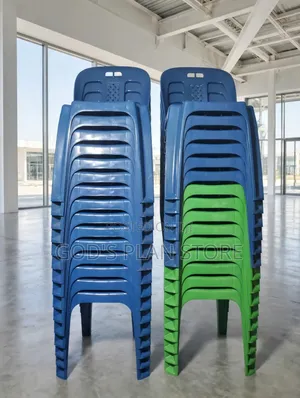 Blue & Green Heavy Duty Plastic Chairs
