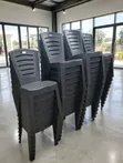 1pc Study Dining Plastic Chairs - 2