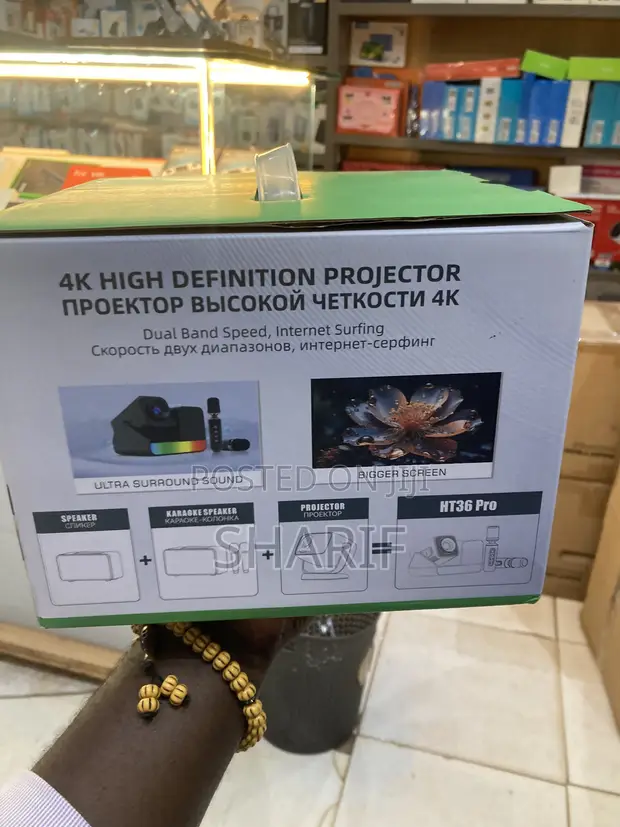 Smartbarry HT36 Pro 3-in-1 Smart Projector - 1