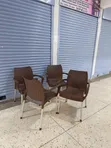Silver Stand Plastic Chairs - 1