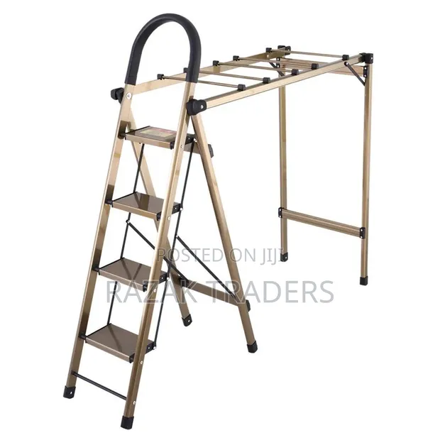 Foldable Clothes Airer & Step Ladder - 1