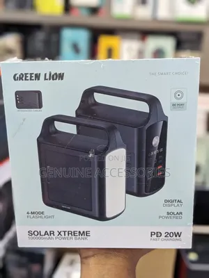 Greenlion Solar Extreme 100,000mAh Power Bank (20W PD)
