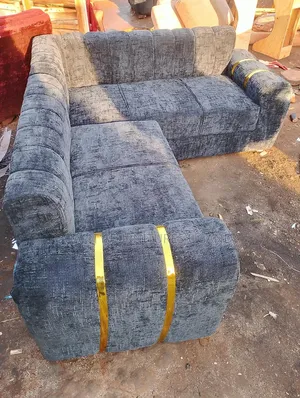 5 Seater Gray Min L Sofa Set