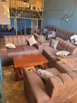 5 Seater Sofa Set with Cupholders - Brand New - 1