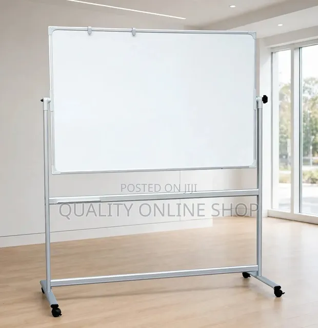 90x180cm Magnetic Whiteboard with Stand - 1