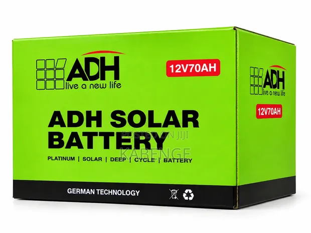 ADH Platinum 12V 70Ah Solar Deep Cycle Battery - 1