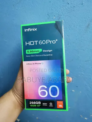 New Infinix Hot 60 Pro+ 256GB Black