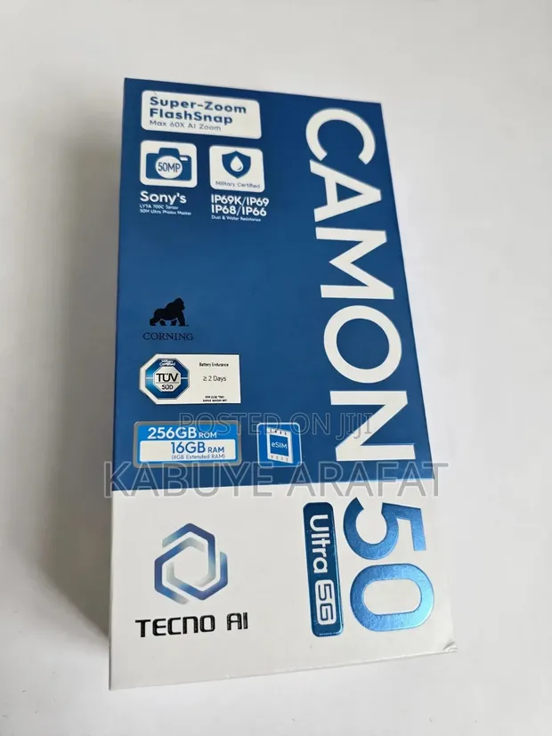 New Tecno Camon 50 Ultra 256GB Gray - 1