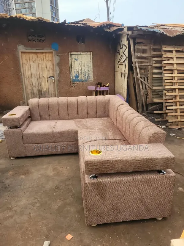 Brand New Solid Sofa Set - 1